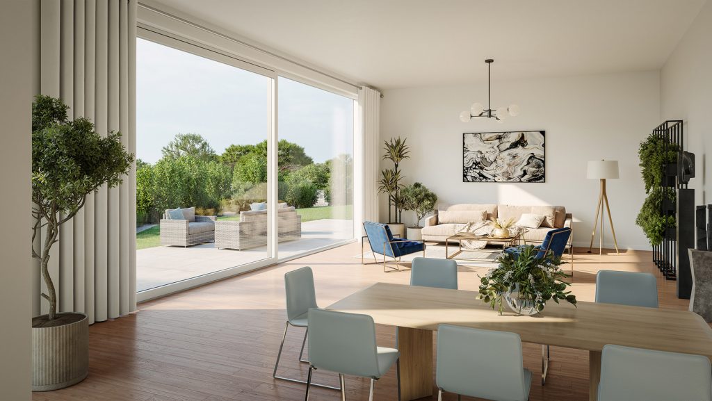 Velfac windows in contemporary home